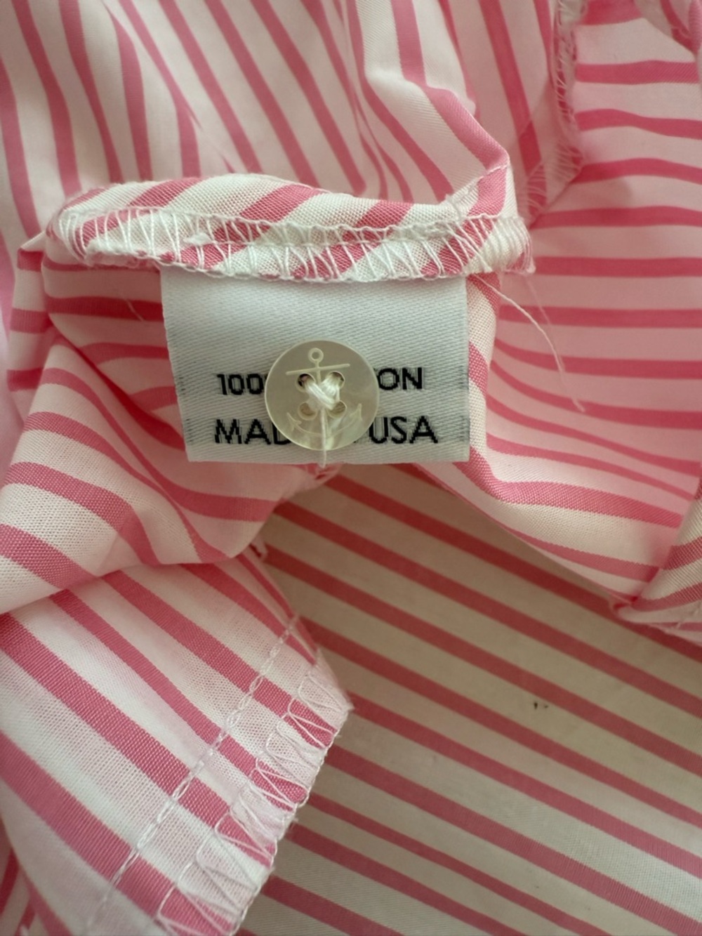 Kiel James Patrick KJP Oxford Striped Shirtdress Midi Pink / White XS - Picture 13 of 13